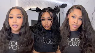 DETAILED 3D 13x6 LACE FRONT WIG INSTALL | Versatile Parting For Middle/Three / Side Part. ULAHAIR