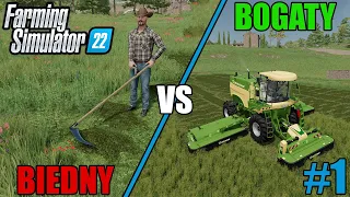 BIEDNY VS BOGATY W FARMING SIMULATOR 22 #1