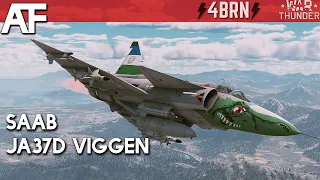 War Thunder - Saab JA37D Jaktviggen | Gameplay Lietadlá CZ/SK