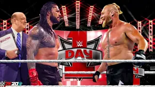 WWE December 18, 2021 - Roman Reigns vs Brock Lesnar : WWE Day 1