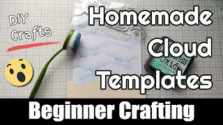 How to make a laminated cloud template for your card backgrounds.