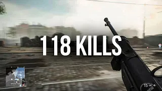 118 Kills M3 GREASE GUN Gameplay | Battlefield V New Gun