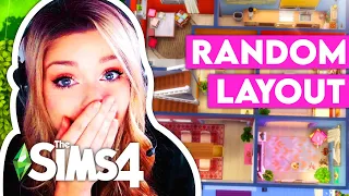 Randomizer Determines My LAYOUT // Sims 4 House Building Challenge