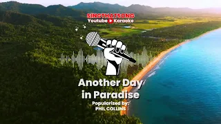 Another Day in Paradise Karaoke Version Popularized By Phil Collins