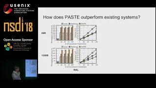 NSDI '18 - PASTE: A Network Programming Interface for Non-Volatile Main Memory