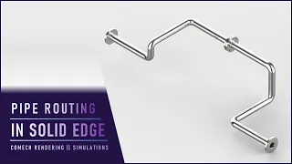 Simple way to create 3D Plant Pipeline || Solid Edge Tutorials || Pipe Routing || Xpress Routing