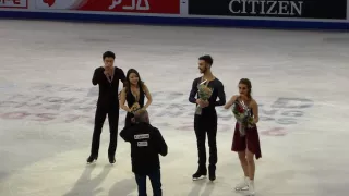 2016-03-31 - Worlds ice dance medal ceremony 2
