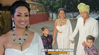 Krushna Abhishek-Kashmeera Shah With Kids Arrive At Sister Arti Singh Wedding Ceremony