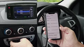 How to pair a mobile to the bluetooth audio system in a 2012 Renault Megane