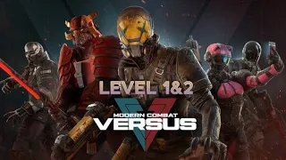 Modern combat versus-Gameplay walkthrough Part 1,2(iOS,Android)