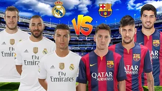 BBC 🆚 MSN🔥🤯 (Neymar Jr , Lionel Messi, Benzema, Cristiano Ronaldo) 💪