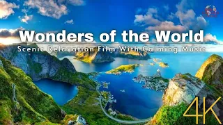 Wonders of the World 4K-Scenic Relaxation Film With Calming Music #4k #relaxingmusic