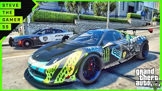 FERRARI UBER | Let's go to work | GTA 5 PC Real Life Mod | 4K | GTAV Mods