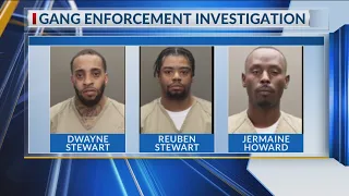 Columbus police arrest three gang members, searching for two more