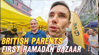 I took my British Parents to a Ramadan Bazaar 🇲🇾 | Kuala Lumpur, Malaysia