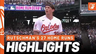 Adley Rutschman Crushes 27 Home Runs in the Home Run Derby | Baltimore Orioles