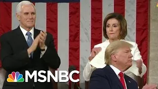 Speaker Nancy Pelosi Ripping Up The Speech Among Unusual Moments in 2020 State of the Union | MSNBC