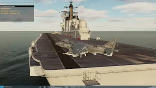 DCS AV-8B Harrier II Taking Off and Landing on H.M.S. Invincible