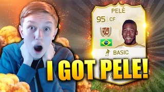 OMG NO WAY!!! I GOT LEGEND PELE!!! FIFA 15 ULTIMATE TEAM