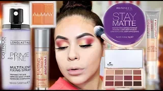 NEW DRUGSTORE MAKEUP 2018: FULL FACE FIRST IMPRESSIONS + ALL DAY WEAR TEST! | JuicyJas