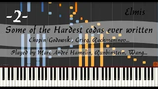 Some of the hardest codas and piano finals ever written, from very hard to extremely hard. -2-