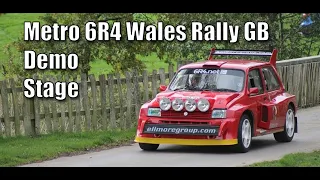 Group B Metro 6R4 In Car - Demo Stage Wales Rally GB 2017 Run 1
