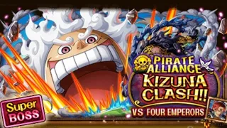 [OPTC] Kizuna Clash Vs Four Emporors! My Teams