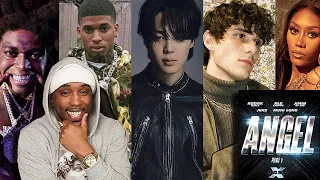 FAST X | Angel - NLE Choppa, Kodak Black, Jimin of BTS, JVKE, & Muni Long REACTION!! | HoodieQReacts