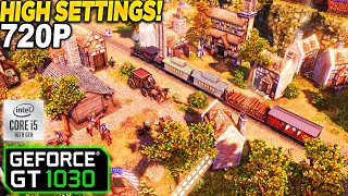 Age of Empires 3 GT 1030 - 720p High,