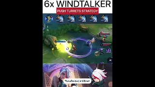 Melissa MAKES THIS FIVE ENEMY CRAZY 😂 | PUSH STRATEGY 6x WINDTALKERS 🔥 ~ Mobile Legends: Bang Bang