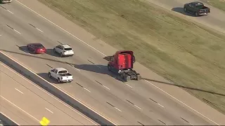 Police chase on I-30