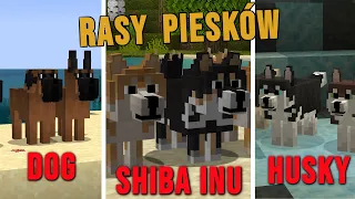 RASY PSÓW W MINECRAFT! 🐶 (BETTER DOGS)