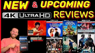 NEW & UPCOMING 4K UHD Movie Reviews Bruce Lee Golden Harvest Married Axe Murderer SCREAM World War Z