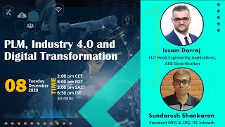 Webinar - PLM, Industry 4.0 and Digital Transformation