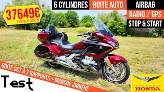 "Test" Une voiture sur deux roues ? 🤔 "Honda GOLDWING DCT Airbag de 2018"