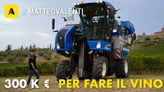 Come si guida una VENDEMMIATRICE 🍇 da 300k €? Tutti i SEGRETI della New Holland-Braud 9070L