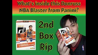 SEALED AND WATER DAMAGED - Opening NBA Donruss 20-21 Basketball Cards #2 Blaster Box Review