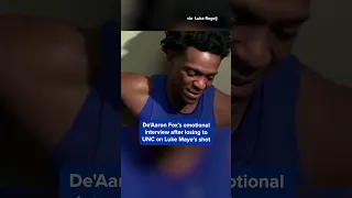 De'Aaron Fox had this emotional presser when Kentucky was eliminated from 2017 March Madness #shorts