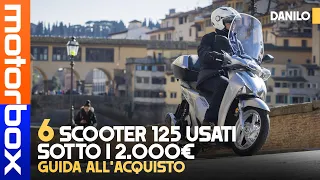 Scooter usati | I 6 MIGLIORI 125 cc usati SOTTO i 2.000 euro
