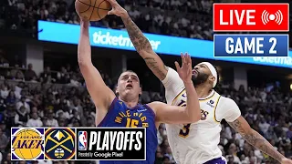 NBA LIVE! LA Lakers vs Denver Nuggets GAME 2 | April 23, 2024 | NBA Playoffs 2024 LIVE