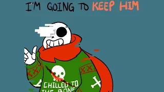 Christmas Party AU Part 2 (The One Where Blueberry Feeds Geno a Hersheys Kiss) (Undertale Comic Dub)