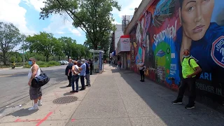 ⁴ᴷ⁶⁰ NYC Phase 2 Reopening (Narrated) : Walking Soundview, Bronx (June 28, 2020)