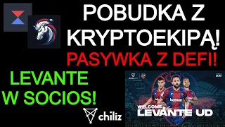 Giganci inwestują w BITCOINA, Krypto robi Krypto zarabiaj pasywnie na DEFI, Levante w Chiliz SOCIOS