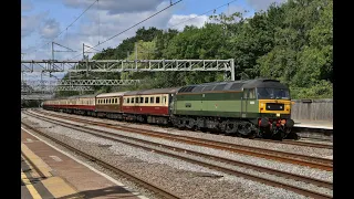 Freight trains, loco moves and stock move at Tamworth on 7th August 2023.