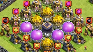 GEROYLARNI FULL QILAMIZ | FULL BAZA 13 RATUSHA CLASH OF CLANS