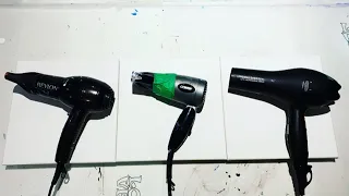 #124 - Hair Dryer Experiment!  You gotta see this | Acrylic Pouring | Fluid Art | Dutch Pour