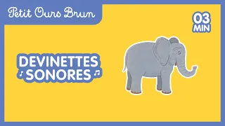 Les animaux sauvages - Les devinettes sonores de Petit Ours Brun