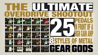 The ULTIMATE 25 Pedal INTERACTIVE Overdrive Shootout - Metal | GEAR GODS