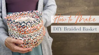 How to Make a DIY Braided Basket| Using Bundle Up- Prairie Edition