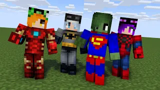 MONSTER SCHOOL : SKIRRI SUPER HERO MONSTER GIRLS - MINECRAFT ANIMATION